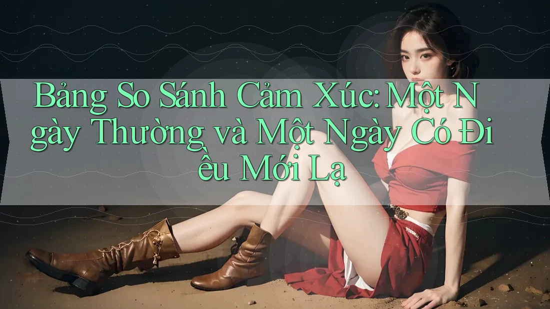 Bảng So Sánh Cảm Xúc: Một Ngày Thường và Một Ngày Có Điều Mới Lạ