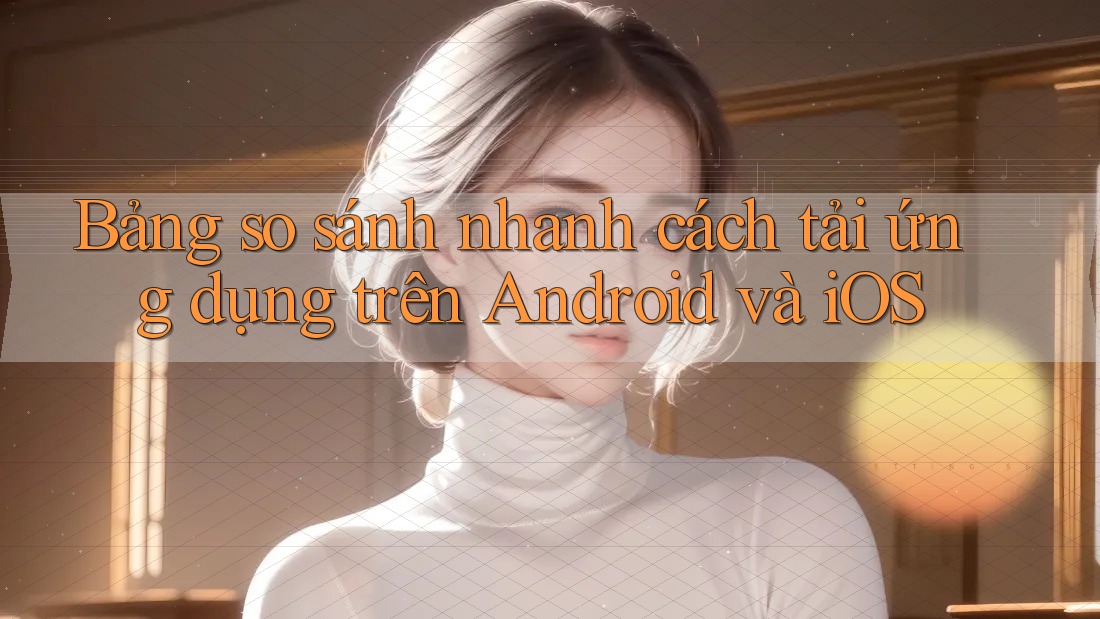 Bảng so sánh nhanh cách tải ứng dụng trên Android và iOS