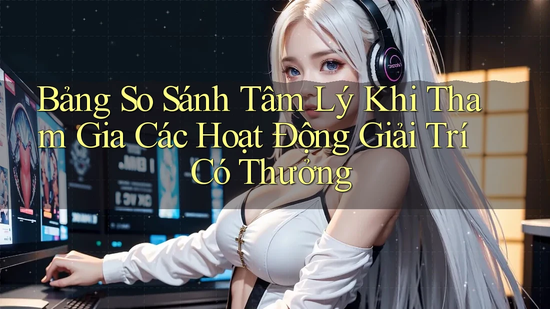 Bảng So Sánh Tâm Lý Khi Tham Gia Các Hoạt Động Giải Trí Có Thưởng