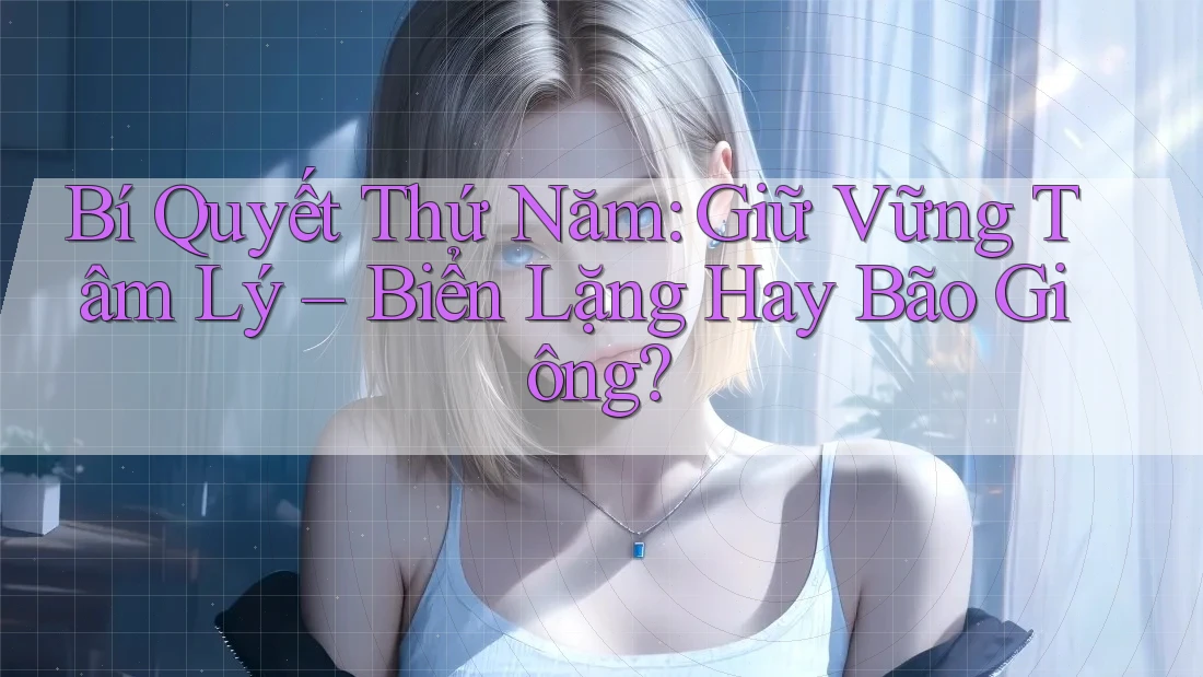 Bí Quyết Thứ Năm: Giữ Vững Tâm Lý – Biển Lặng Hay Bão Giông?