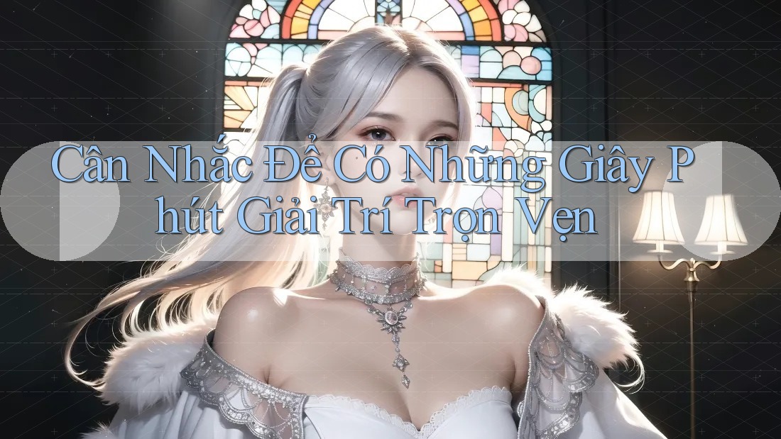 Cân Nhắc Để Có Những Giây Phút Giải Trí Trọn Vẹn
