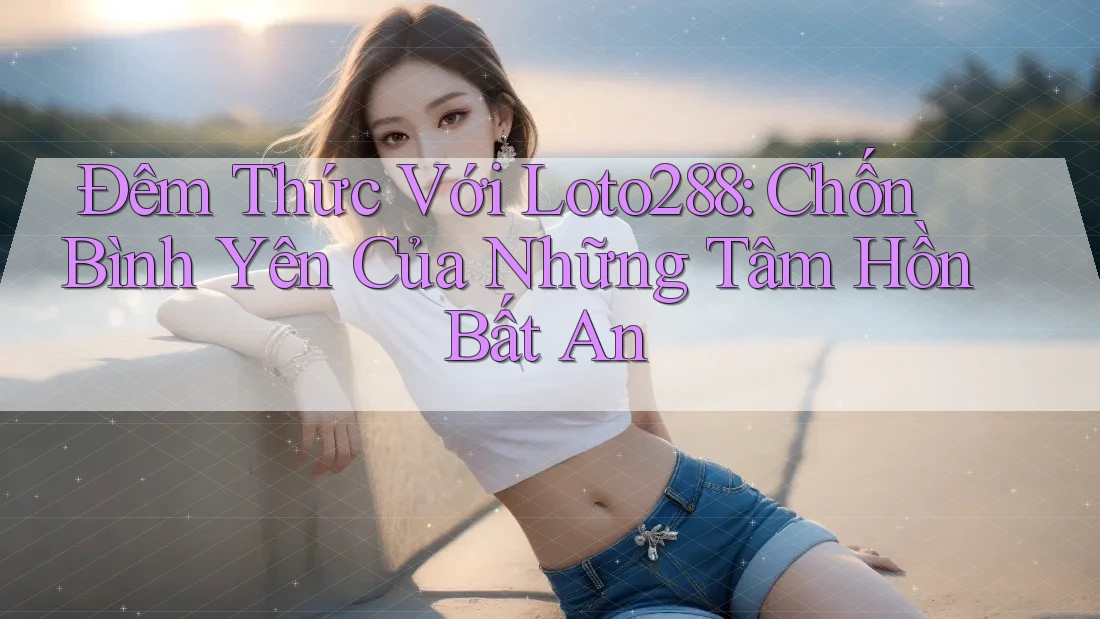 Đêm Thức Với Loto288: Chốn Bình Yên Của Những Tâm Hồn Bất An