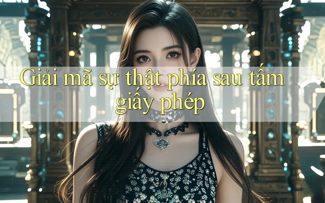 Giải mã sự thật phía sau tấm giấy phép