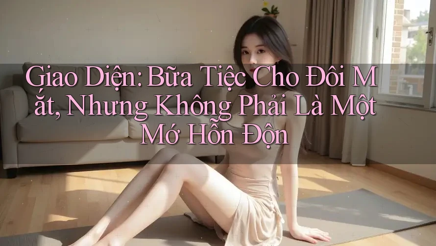Giao Diện: Bữa Tiệc Cho Đôi Mắt, Nhưng Không Phải Là Một Mớ Hỗn Độn