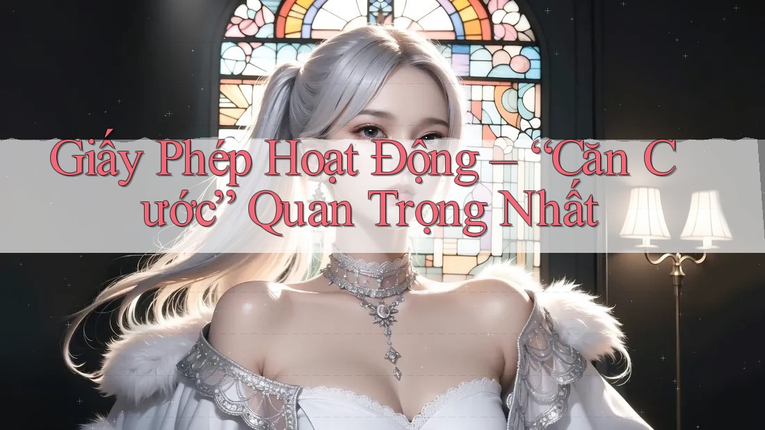 Giấy Phép Hoạt Động – “Căn Cước” Quan Trọng Nhất
