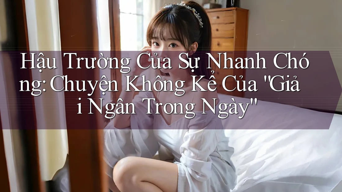 Hậu Trường Của Sự Nhanh Chóng: Chuyện Không Kể Của “Giải Ngân Trong Ngày”