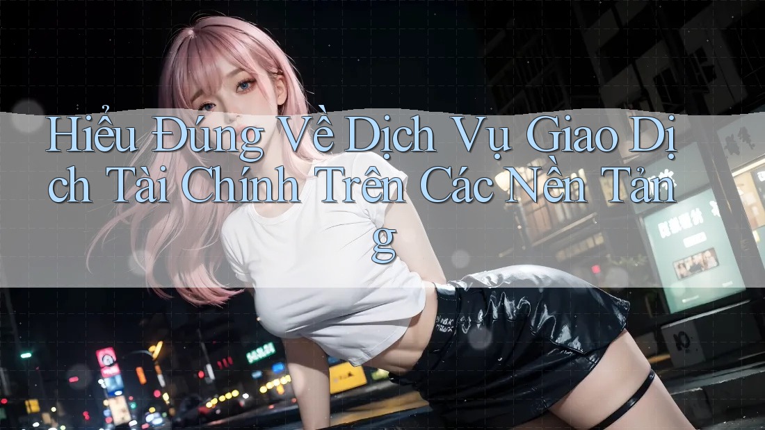 Hiểu Đúng Về Dịch Vụ Giao Dịch Tài Chính Trên Các Nền Tảng