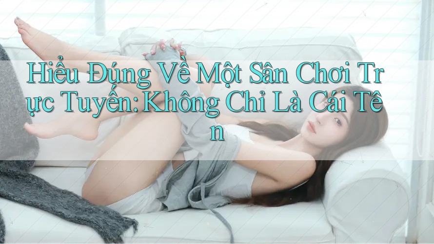 Hiểu Đúng Về Một Sân Chơi Trực Tuyến: Không Chỉ Là Cái Tên