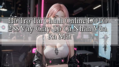 hỗ trợ tài chính online loto288 vay giấy tờ cá nhân vừa ra mắt