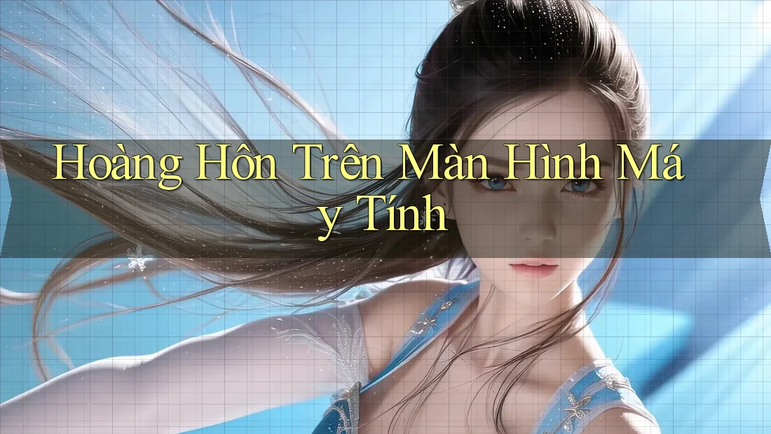 Hoàng Hôn Trên Màn Hình Máy Tính