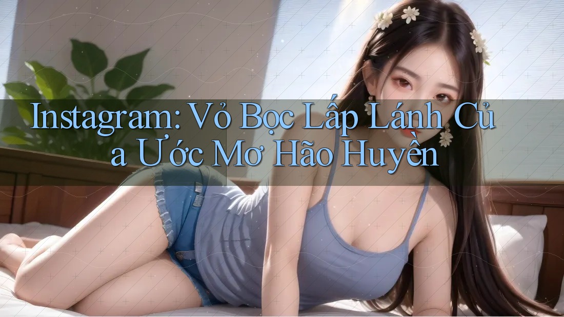 Instagram: Vỏ Bọc Lấp Lánh Của Ước Mơ Hão Huyền