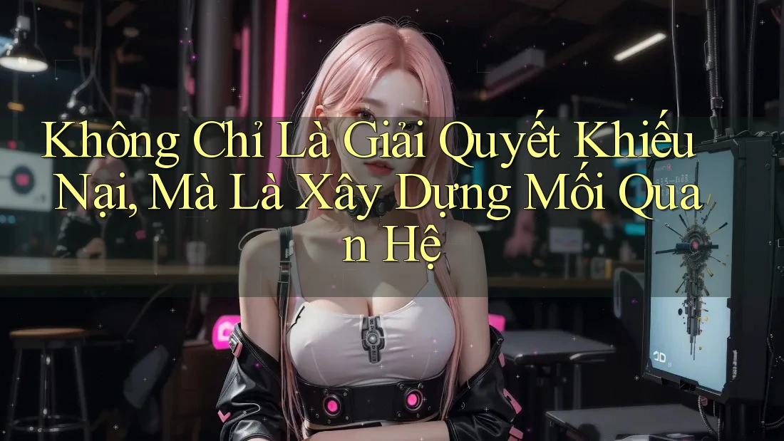 Không Chỉ Là Giải Quyết Khiếu Nại, Mà Là Xây Dựng Mối Quan Hệ