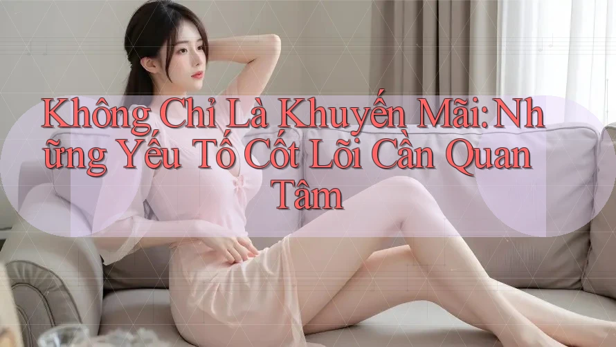 Không Chỉ Là Khuyến Mãi: Những Yếu Tố Cốt Lõi Cần Quan Tâm