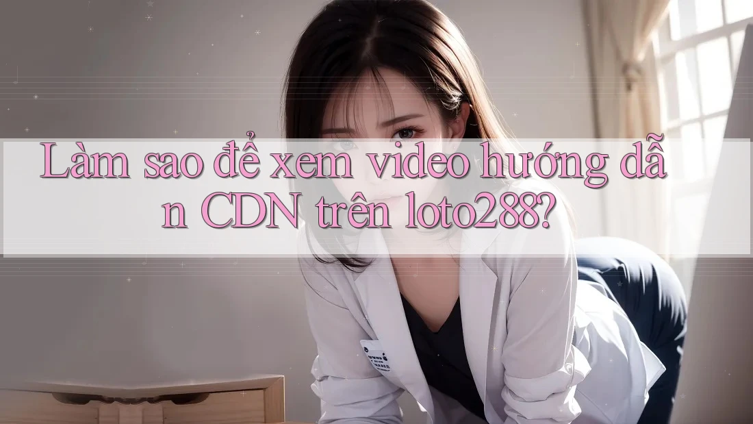 Làm sao để xem video hướng dẫn CDN trên loto288?