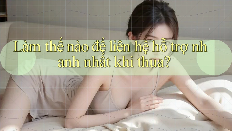 Làm thế nào để liên hệ hỗ trợ nhanh nhất khi thua?
