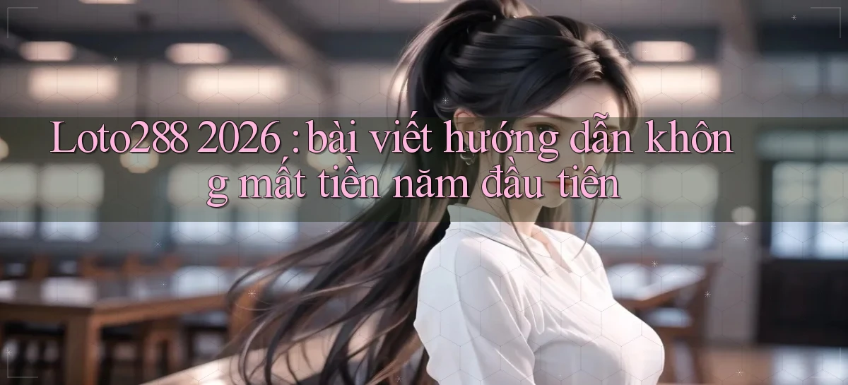 Loto288 2026 bài viết hướng dẫn không mất tiền năm đầu tiên
