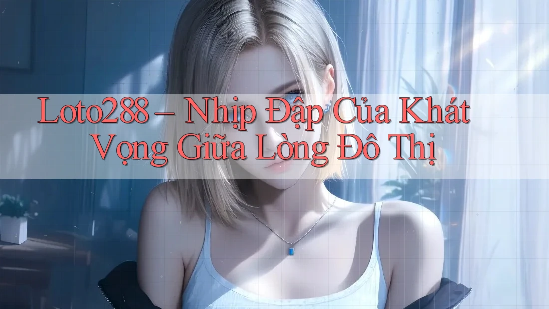 Loto288 – Nhịp Đập Của Khát Vọng Giữa Lòng Đô Thị
