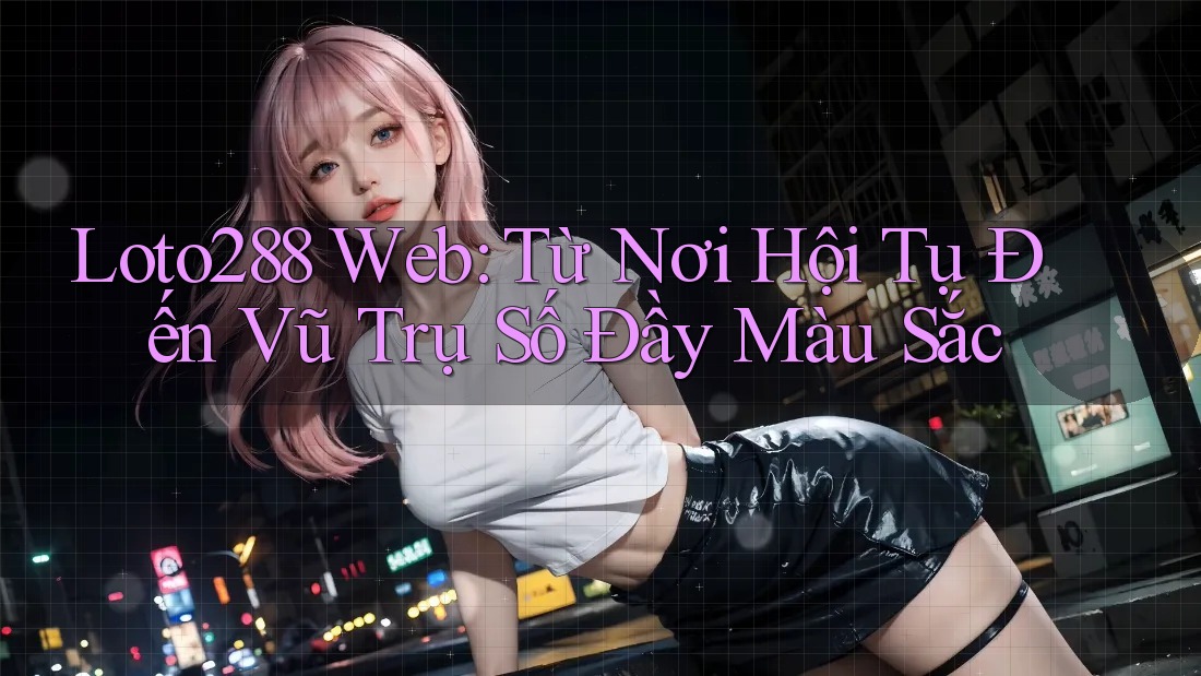 Loto288 Web: Từ Nơi Hội Tụ Đến Vũ Trụ Số Đầy Màu Sắc