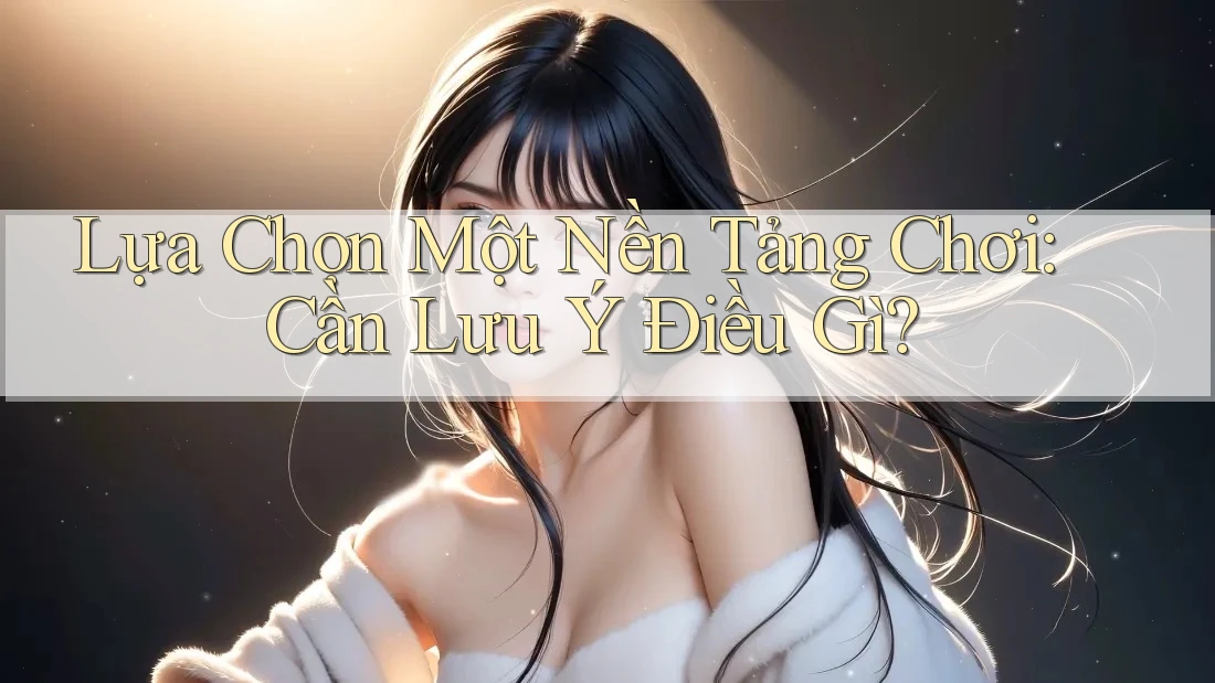 Lựa Chọn Một Nền Tảng Chơi: Cần Lưu Ý Điều Gì?