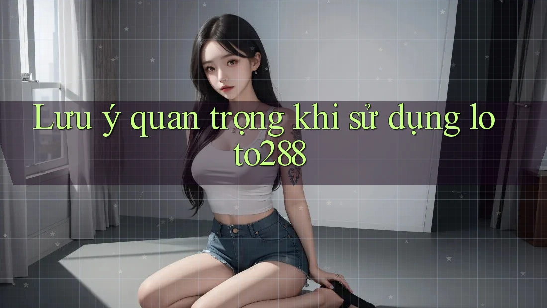 Lưu ý quan trọng khi sử dụng loto288