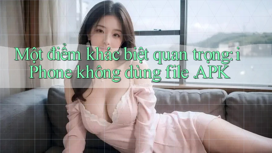 Một điểm khác biệt quan trọng: iPhone không dùng file. APK