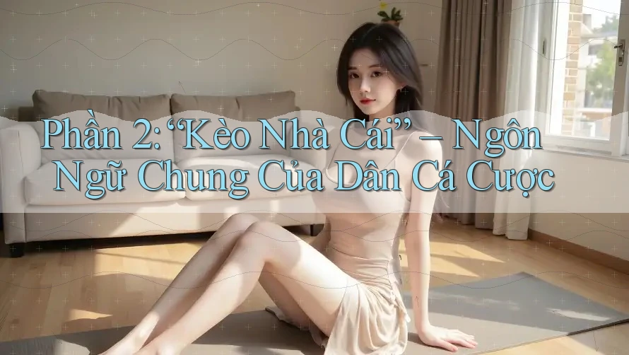 Phần 2: “Kèo Nhà Cái” – Ngôn Ngữ Chung Của Dân Cá Cược