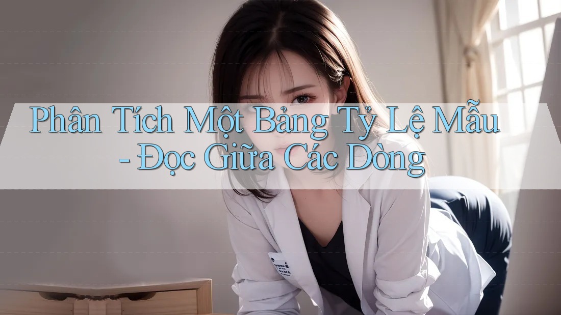 Phân Tích Một Bảng Tỷ Lệ Mẫu - Đọc Giữa Các Dòng