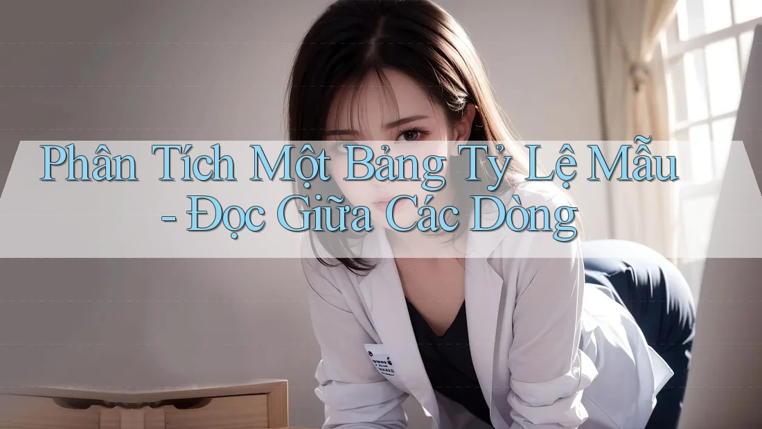 Phân Tích Một Bảng Tỷ Lệ Mẫu - Đọc Giữa Các Dòng