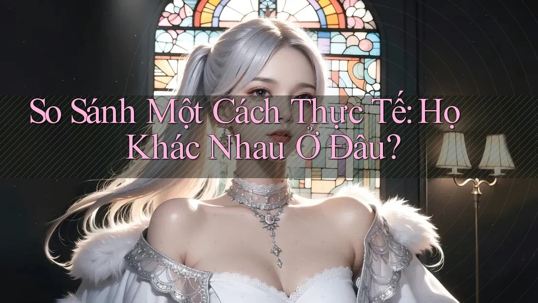 So Sánh Một Cách Thực Tế: Họ Khác Nhau Ở Đâu? So Sánh Một Cách Thực Tế: Họ Khác Nhau Ở Đâu?