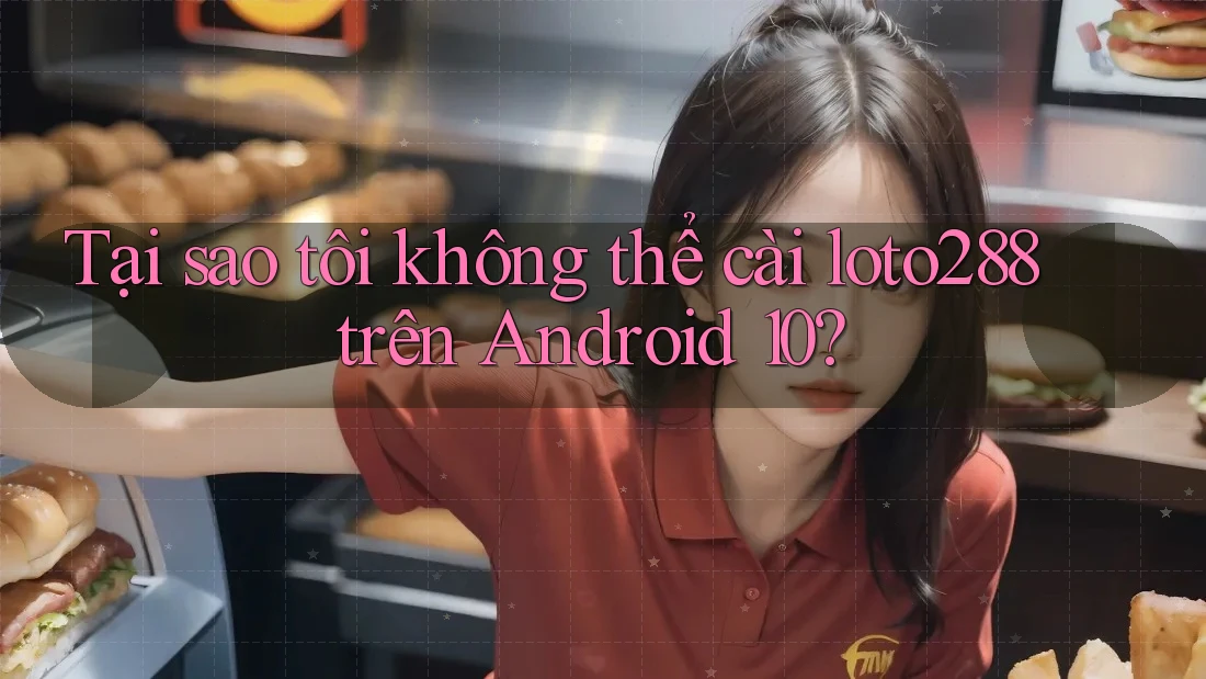 Tại sao tôi không thể cài loto288 trên Android 10?