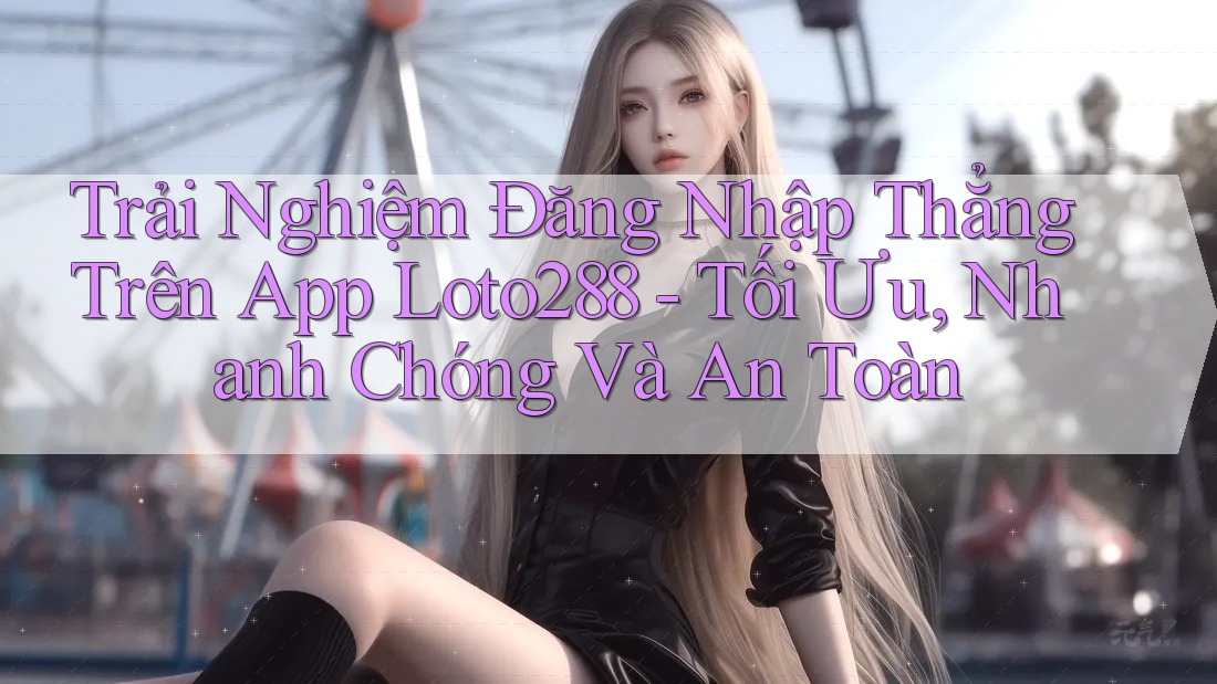 Trải Nghiệm Đăng Nhập Thẳng Trên App Loto288 - Tối Ưu, Nhanh Chóng Và An Toàn
