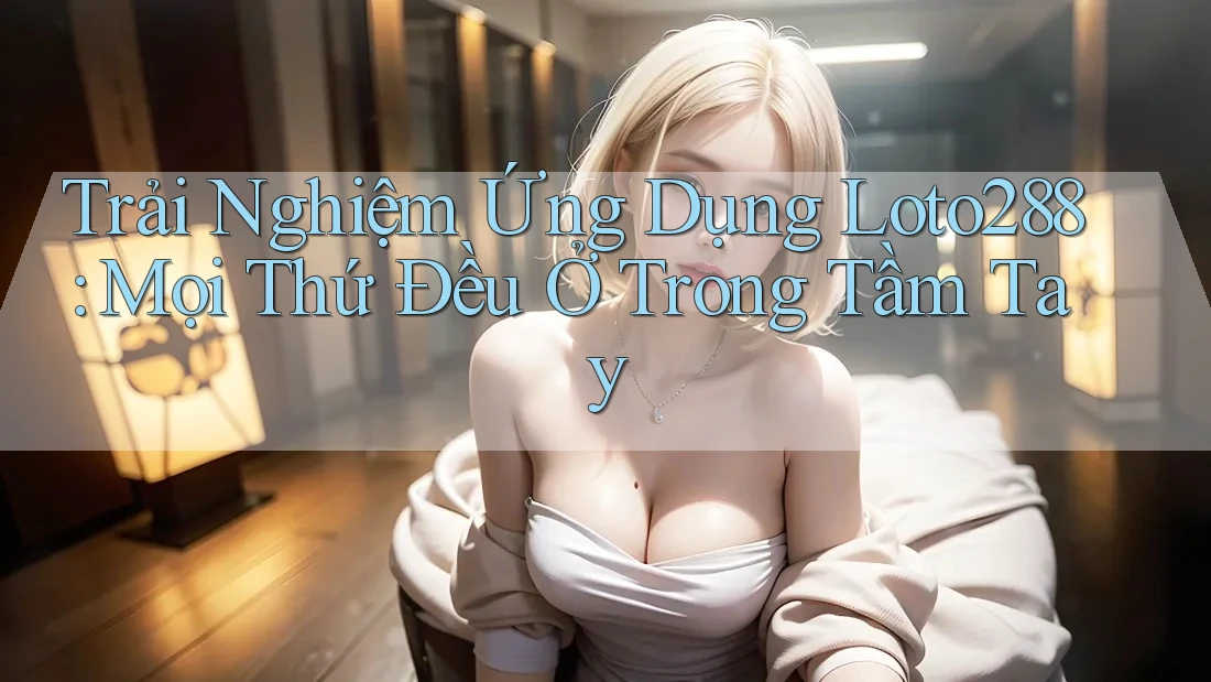 Trải Nghiệm Ứng Dụng Loto288: Mọi Thứ Đều Ở Trong Tầm Tay