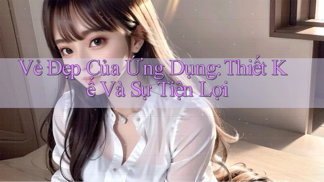 Vẻ Đẹp Của Ứng Dụng: Thiết Kế Và Sự Tiện Lợi Vẻ Đẹp Của Ứng Dụng: Thiết Kế Và Sự Tiện Lợi