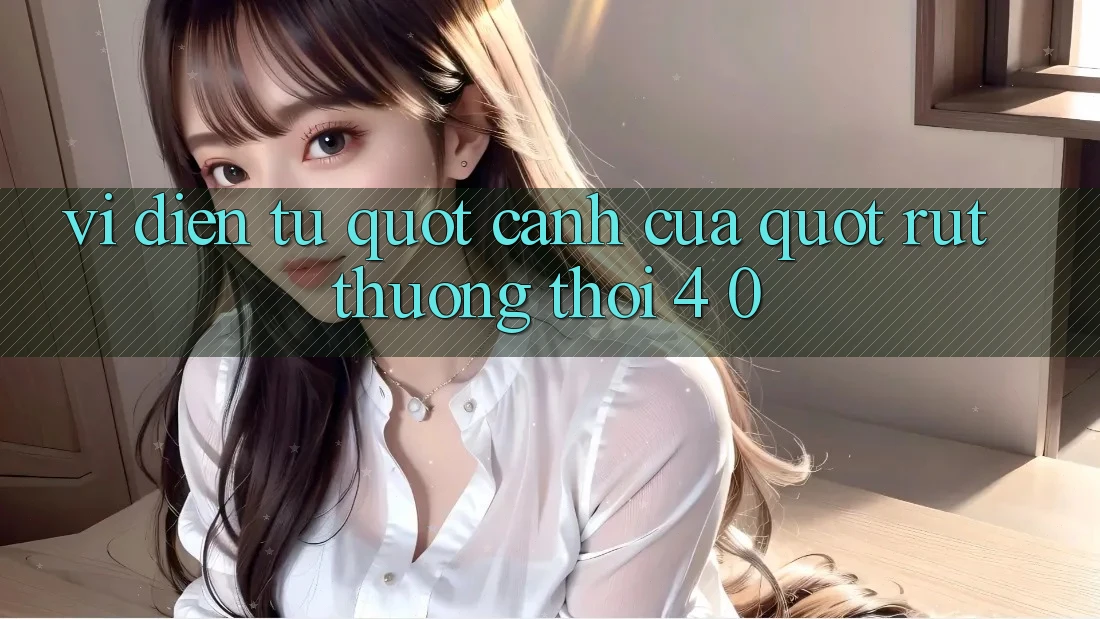 Ví Điện Tử - " Cánh Cửa" Rút Thưởng Thời 4. 0